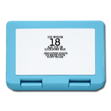 Geschenk zum 18 Brotdose - 18. Geburtstag Feiern Party 18 Jahre Volljährig