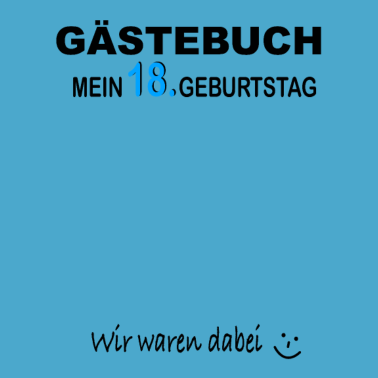 Motiv 18. Geburtstag Junge Mädchen Gästebuch 18 Jahre