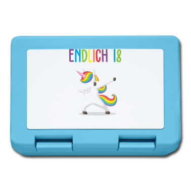 Geschenk zum 18 Brotdose - Endlich 18 jetzt muss ich noch erwachsen werden