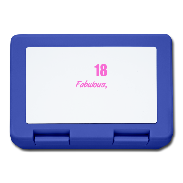 Geschenk zum 18 Brotdose - 18. Geburtstag Ich mache 18 fabelhaft aus dem Jahr 2001