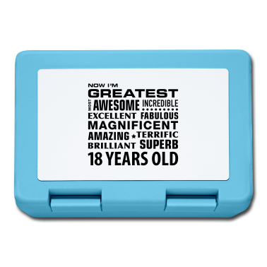 Geschenk zum 18 Brotdose - 18. Geburtstag 18 Jahre großartig erwachsen superb