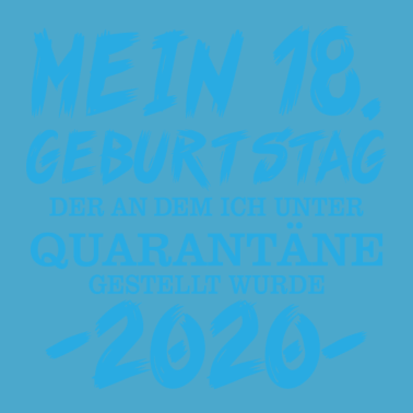 Motiv mein 18 geburtstag der an dem ich unter quarantäne