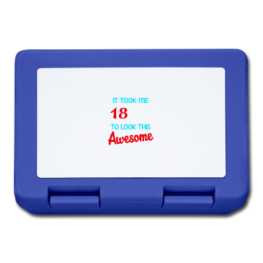 Geschenk zum 18 Brotdose - 18. Geburtstag, 18 Jahre, um dieses fantastische 2001 auszusehen