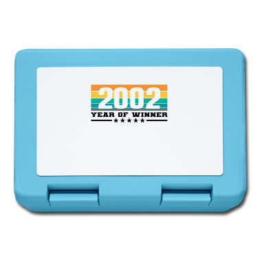 Geschenk zum 18 Brotdose - 18 18. Geburtstag Volljährig 2002 Year of Winner