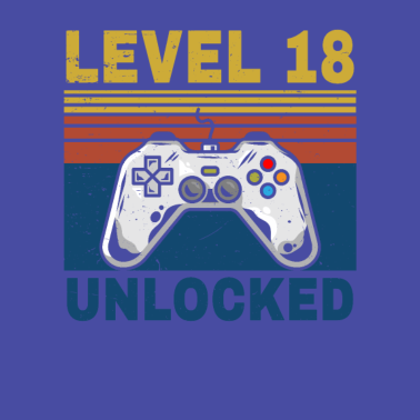 Motiv 18. Geburtstag Gaming Gamer 18 Jahre Geschenk