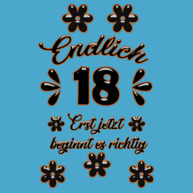 Motiv Geschenk zum 18. Geburtstag Frauen
