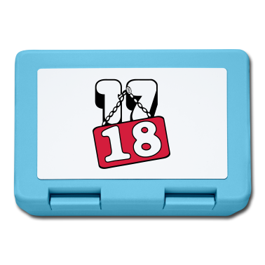 Geschenk zum 18 Brotdose - 17 18 .../+