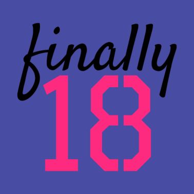 Motiv Endlich 18 Geschenkidee - 18 Geburtstag
