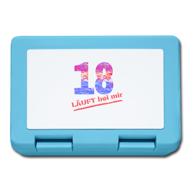 Geschenk zum 18 Brotdose - 18 läuft bei mir Abstrakt leuchtend Farben