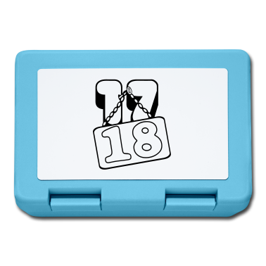 Geschenk zum 18 Brotdose - 17 18 .../+