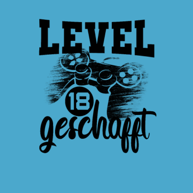 Motiv 18 Geburtstag Gamer Level 18