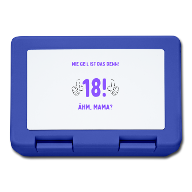Geschenk zum 18 Brotdose - Endlich 18 Jahre 18. Geburtstag Jahrgang 2003