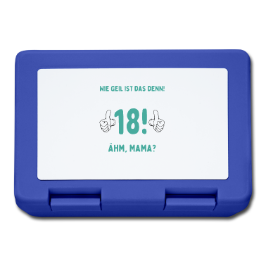 Geschenk zum 18 Brotdose - Endlich 18 Jahre 18. Geburtstag Jahrgang 2003