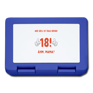 Geschenk zum 18 Brotdose - Endlich 18 Jahre 18. Geburtstag Jahrgang 2003