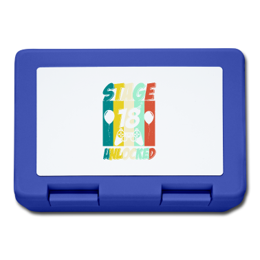 Geschenk zum 18 Brotdose - STAGE 18 UNLOCKED Geburtstags Geschenk