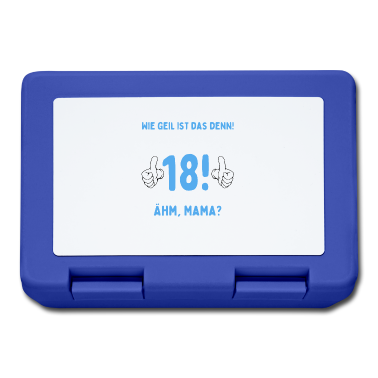 Geschenk zum 18 Brotdose - Endlich 18 Jahre 18. Geburtstag Jahrgang 2003