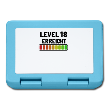 Geschenk zum 18 Brotdose - Level 18 erreicht 18. Geburtstag Jahre Gamer 2002