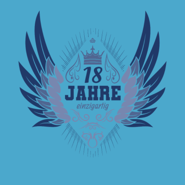 Motiv 18 Geburtstag Geschenk Engel Flügel