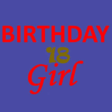 Motiv GEBURTSTAGSMÄDCHEN 18