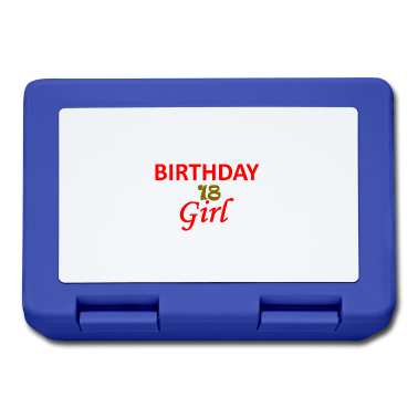 Geschenk zum 18 Brotdose - GEBURTSTAGSMÄDCHEN 18