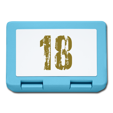 Geschenk zum 18 Brotdose - 18 - Nummer