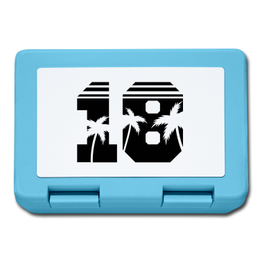 Geschenk zum 18 Brotdose - 18 palm