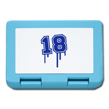 Geschenk zum 18 Brotdose - 18 Graffiti