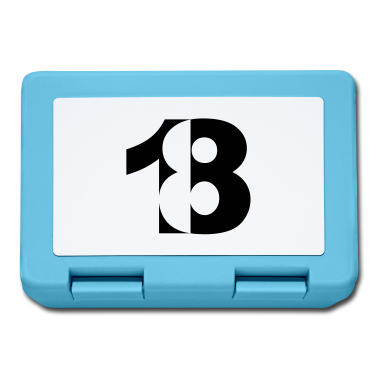 Geschenk zum 18 Brotdose - 18 Design