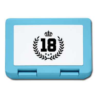 Geschenk zum 18 Brotdose - 18 kranz