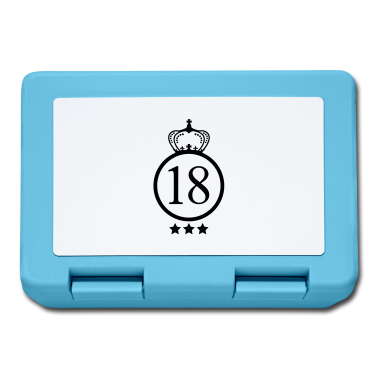 Geschenk zum 18 Brotdose - 18 logo