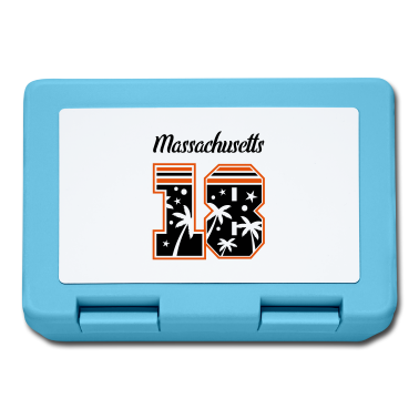 Geschenk zum 18 Brotdose - massachusetts 18