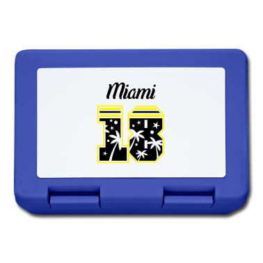 Geschenk zum 18 Brotdose - miami 18