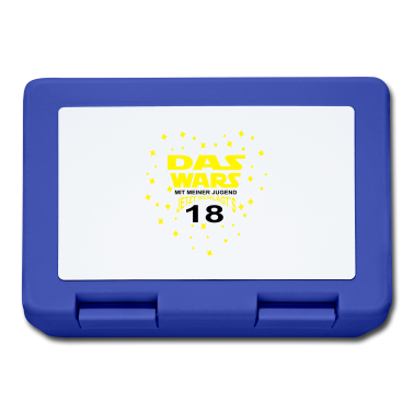 Geschenk zum 18 Brotdose - 18 das wars