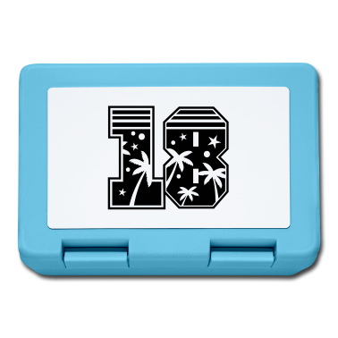 Geschenk zum 18 Brotdose - 18 beach