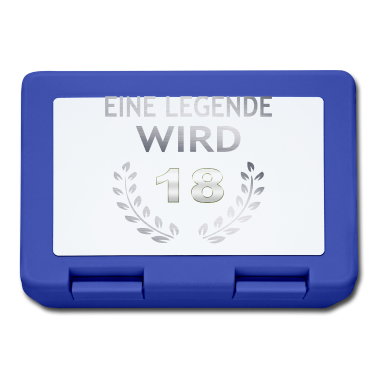 Geschenk zum 18 Brotdose - Eine Legende wird 18