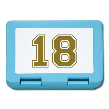 Geschenk zum 18 Brotdose - nummer - 18