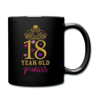 Geschenk zum 18 Tasse - T-Shirt zum 18. Geburtstag für Mädchen | 18 Jahre