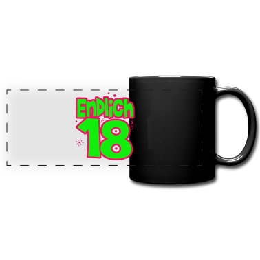 Geschenk zum 18 Tasse - 18. Geburtstag - Endlich 18