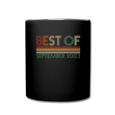 Geschenk zum 18 Tasse - 18. Geburtstag Geschenk September 2003