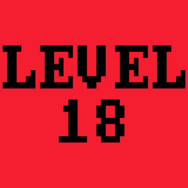 Motiv level 18, 18. geburtstag controller, gamer