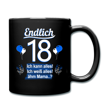 Geschenk zum 18 Tasse - 18 Geburtstag