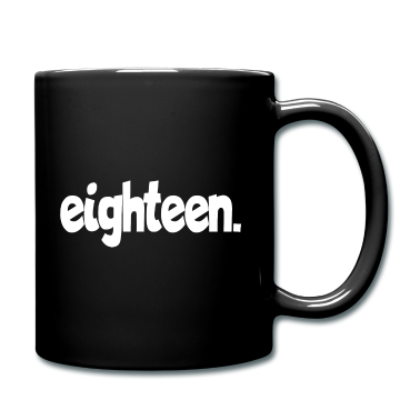 Geschenk zum 18 Tasse - eighteen 18. geburtstag