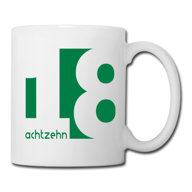 Geschenk zum 18 Tasse - 18 achtzehn