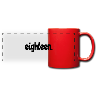 Geschenk zum 18 Tasse - eighteen 18. geburtstag