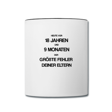 Geschenk zum 18 Tasse - 18 Geburtstag