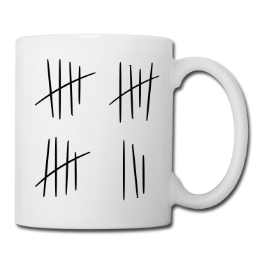 Geschenk zum 18 Tasse - Strichliste zum 18. Geburtstag