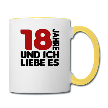Geschenk zum 18 Tasse - 18 Jahre 18 Geburtstag Geschenk