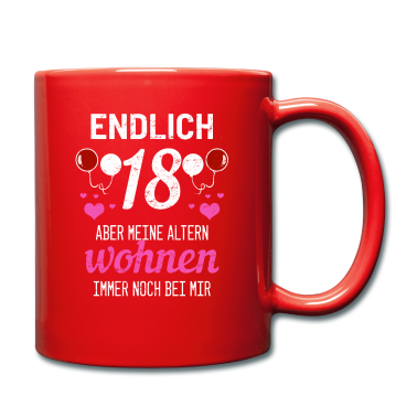 Geschenk zum 18 Tasse - 18. Geburtstag