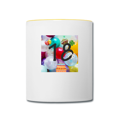 Geschenk zum 18 Tasse - zum 18. Geburtstag