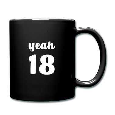 Geschenk zum 18 Tasse - Yeah 18